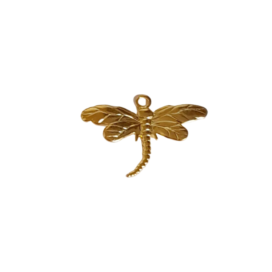 Brass Gold Plated Dragonfly 18mm x 26mm | Pack of 5