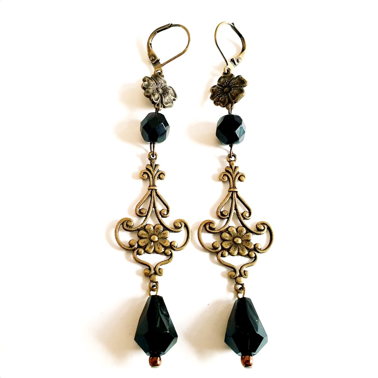 Flower Pansy Connector Small Silver Stamping 15mm