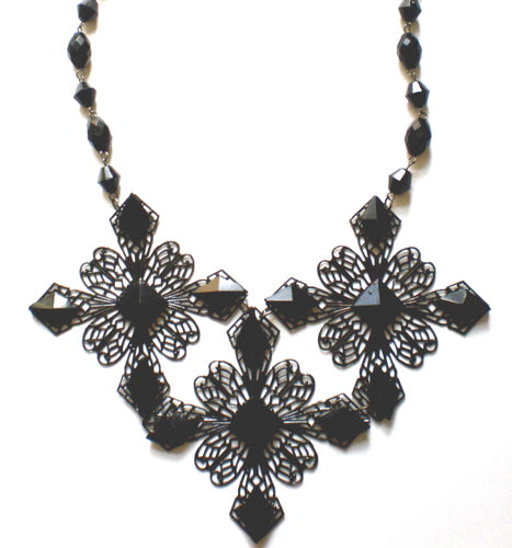 Filigree Star Antique Silver Plated 70mm