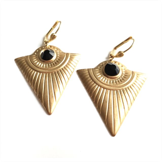 Deco Arrow Brass with 6mm Setting 35mm