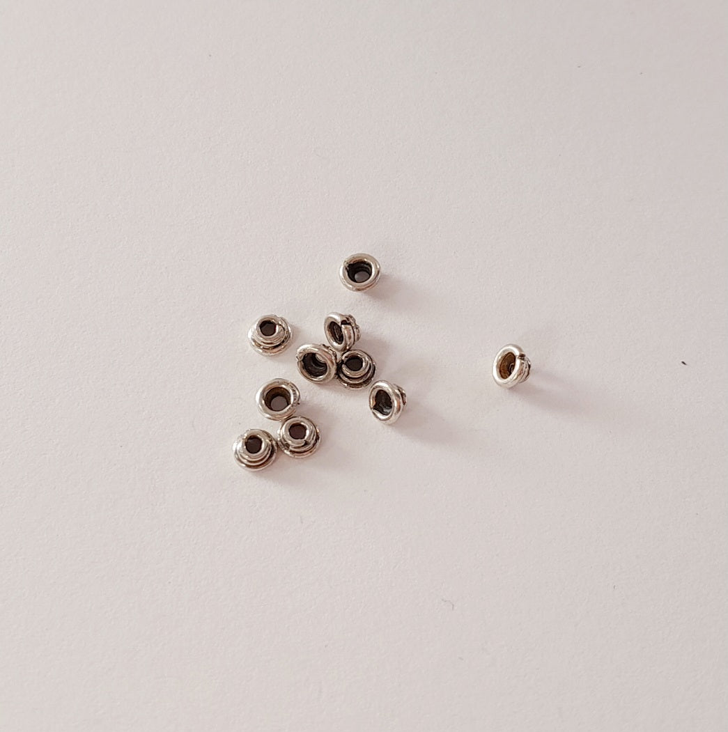 Bead Cup Cone 4mm Sterling Silver | Pack of 10