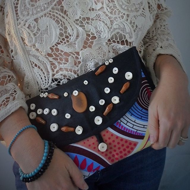 Fish Bone Vertabrae Large Bead