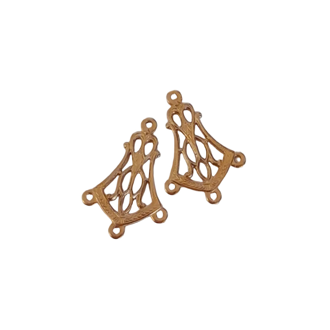 Drop Deco Brass Gold Plated 20mm | Pack of 2 | Low in Stock