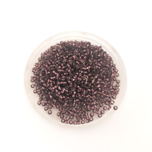 11 0 Amethyst Silverlined Czech Seed Bead
