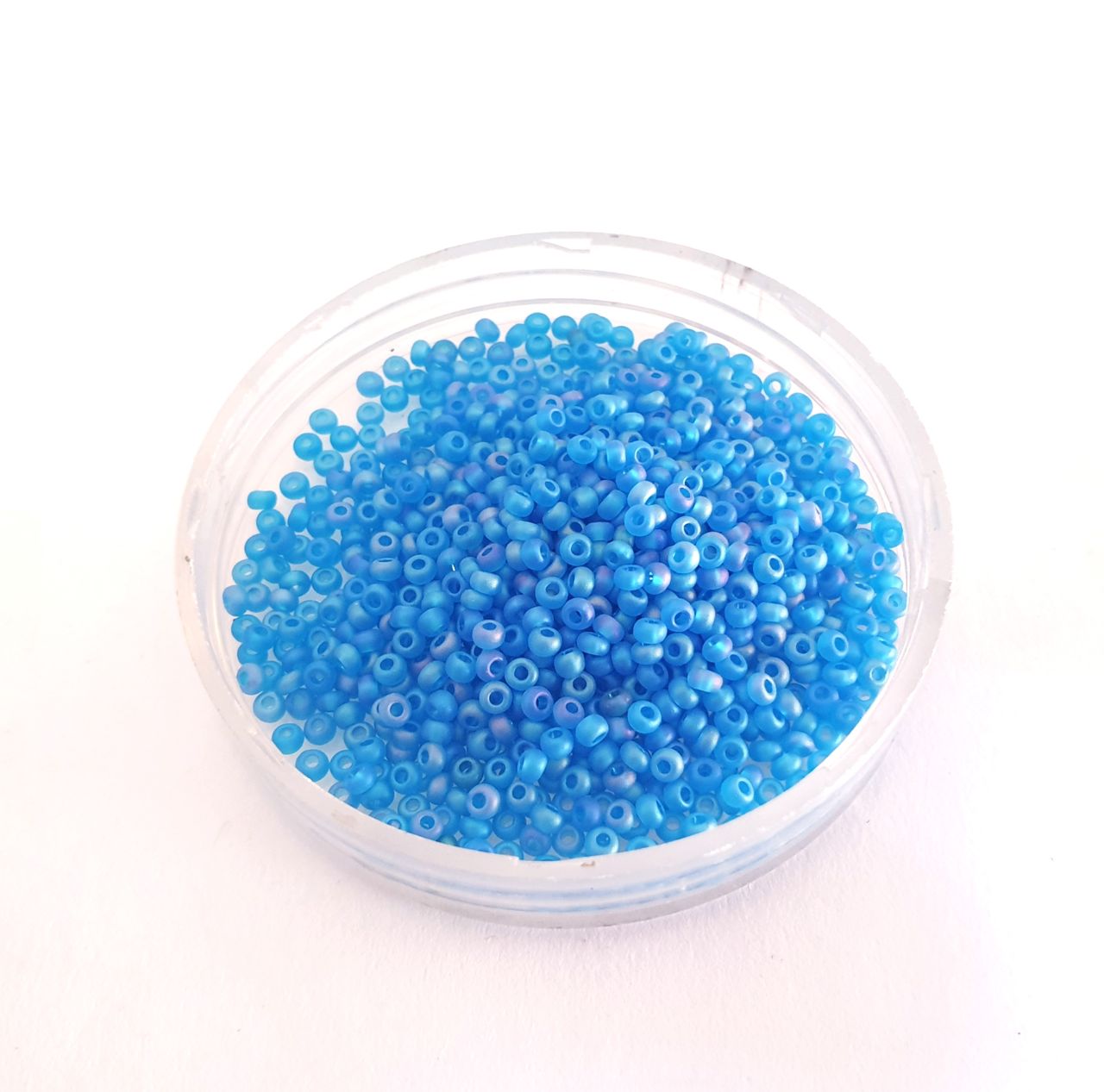 11 0 Czech Seed Bead Turquoise Matt AB