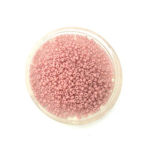 11 0 Czech Seed Bead Pink Matt Opaque