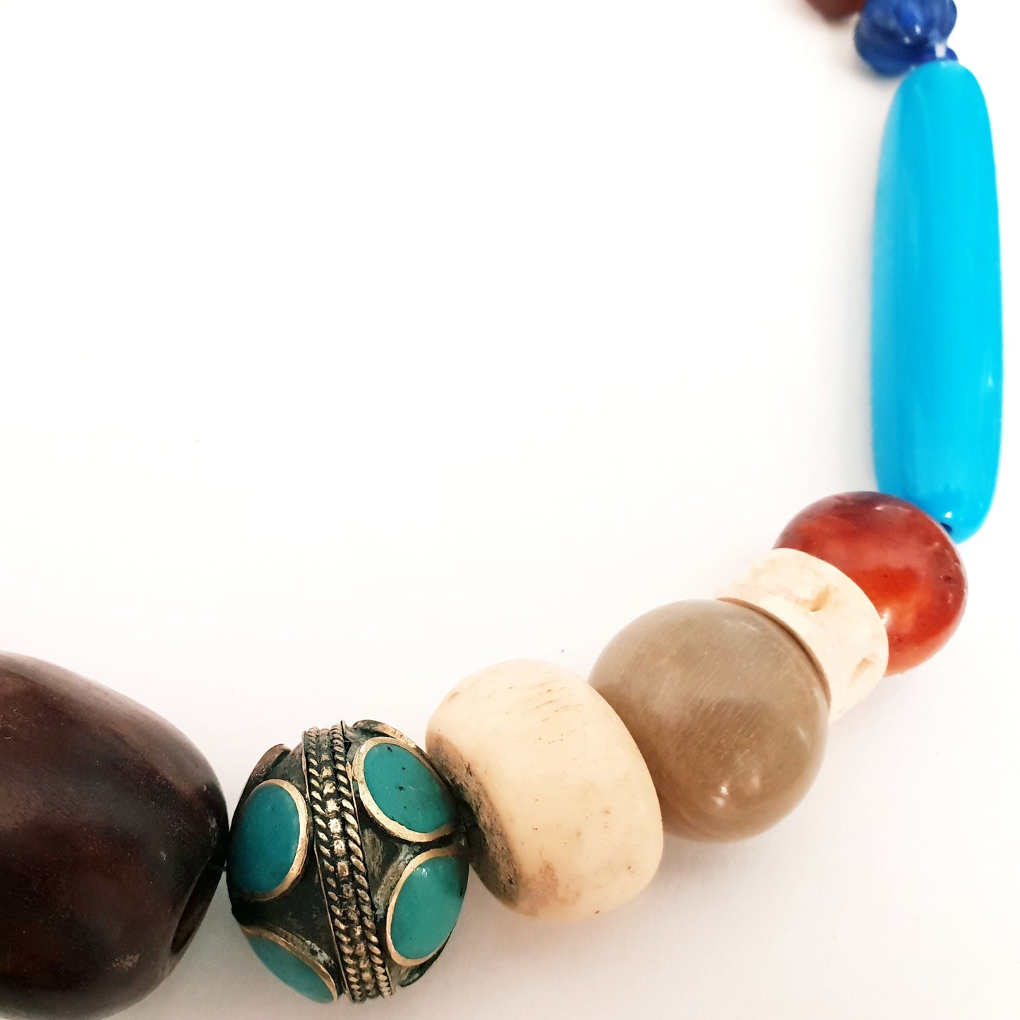Chunky Eclectic Tribal Necklace - One Of A Kind