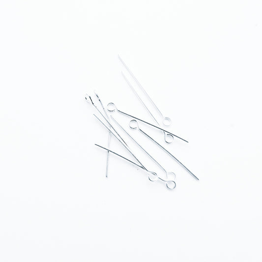 Eye Pin 25mm (1") Nickel Colour