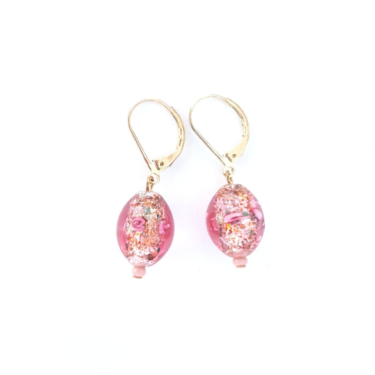 Handmade Venetian Glass Pretty Floral Earring