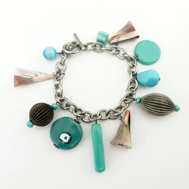DIY Charm Bracelet Ocean Breeze Fob Style