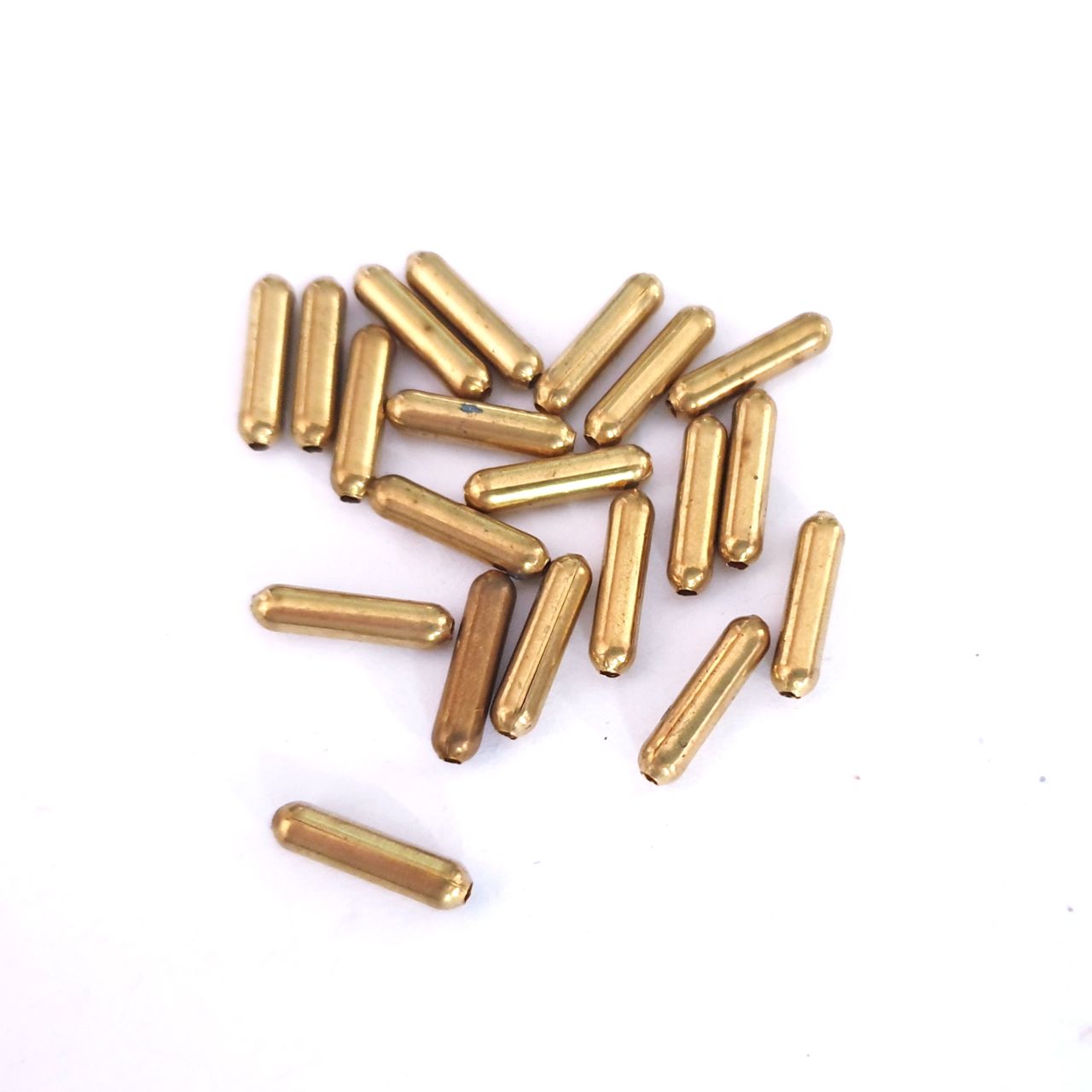 Brass Bead 13x3mm Capsule