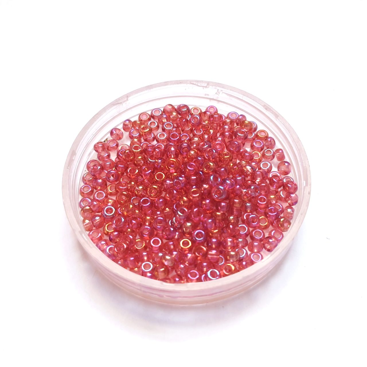 8 0 Czech Seed Bead Pink AB