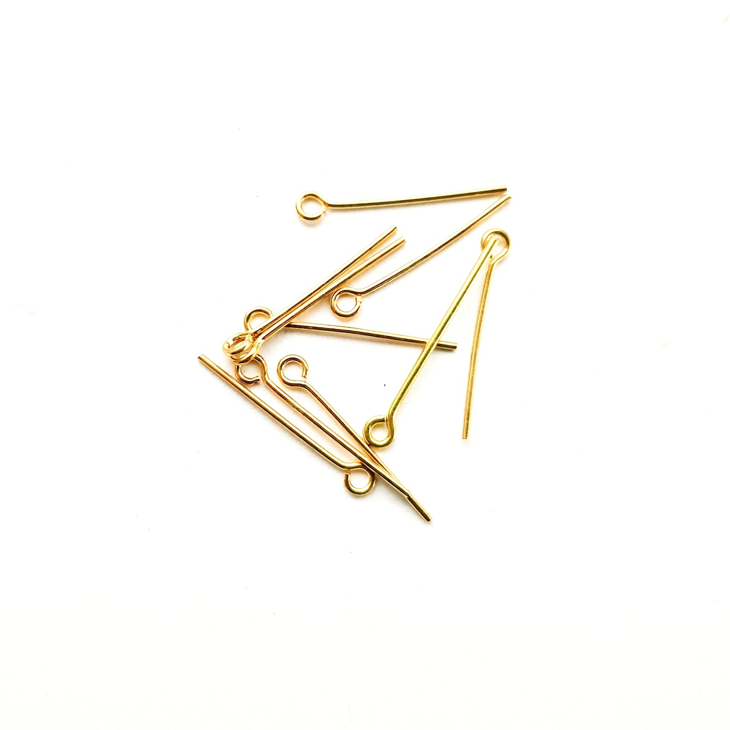 Eye Pin 19mm (3/4") Gold Plate