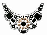 Coin 12mm Black Opaque Czech Glass Bead