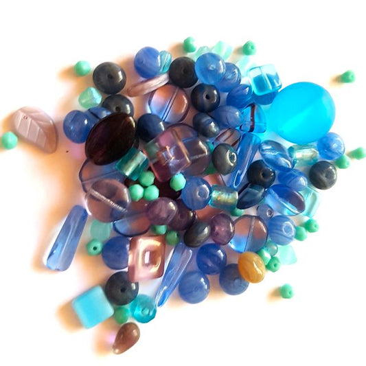 Czech Pressed Glass Bead Mix Regal