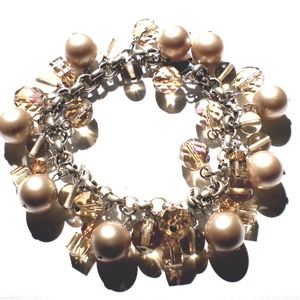 DIY Bracelet Swarovski Cluster Champagne