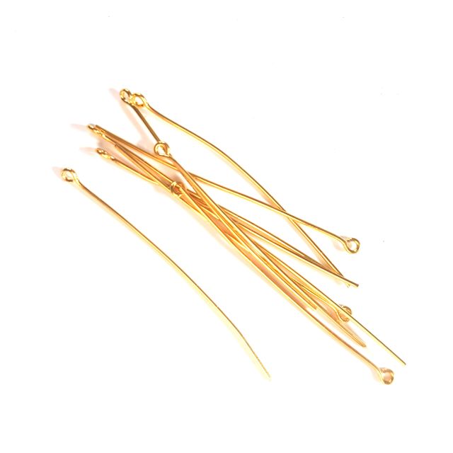 Eye Pin 50mm (2") Gold Plate