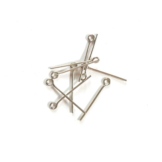 Eye Pin 19mm (3/4") Nickel Colour