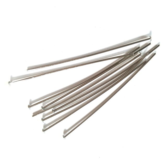 Head Pin 50mm (2") Nickel Colour