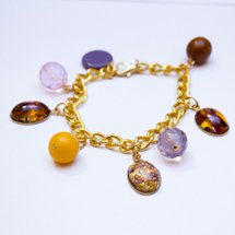 DIY Kit Bracelet Boho Faux Gem Stone