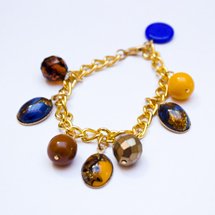 DIY Kit Bracelet Boho Faux Gem Stone