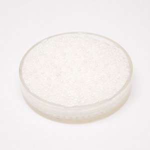 11 0 Czech Seed Bead Pearl White
