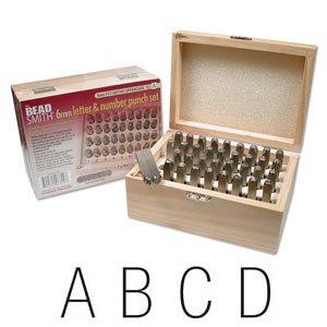 Letter Punch Sets Gothic Upper Case 6mm
