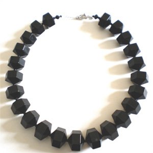 1960s Lucite Choker Hexagon Cut