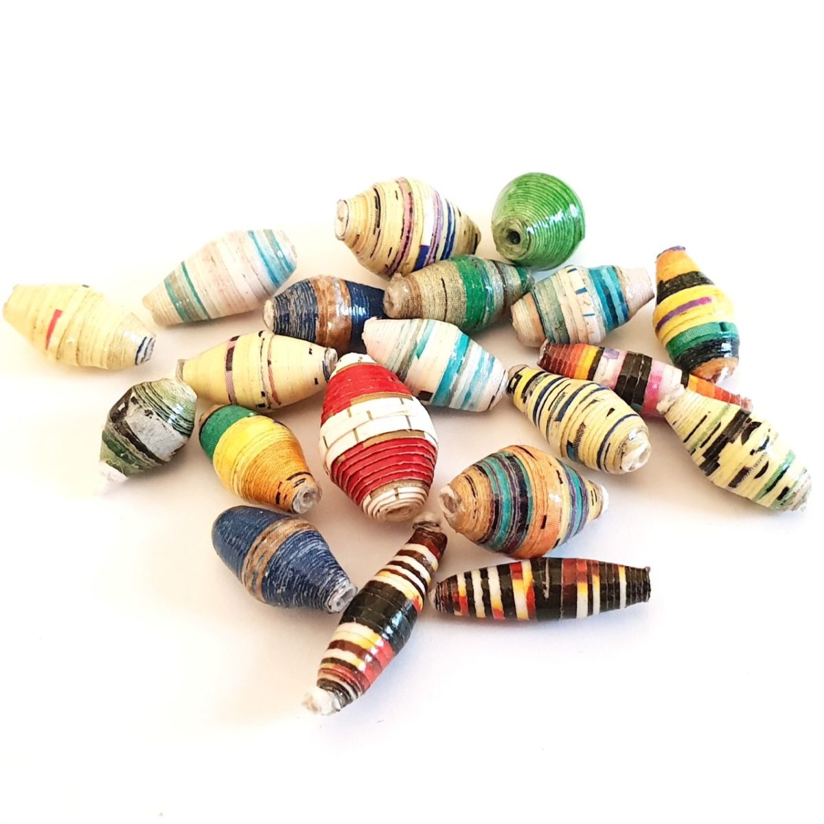 Ugandan Paper Bead Oval 10x8mm
