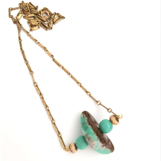 Femme Chyrosphrase Bar Chain Pendant