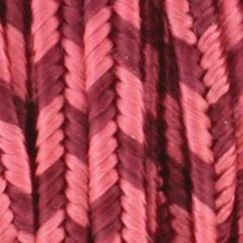 Soutache Herringbone Cord Rose Burgundy 3mm