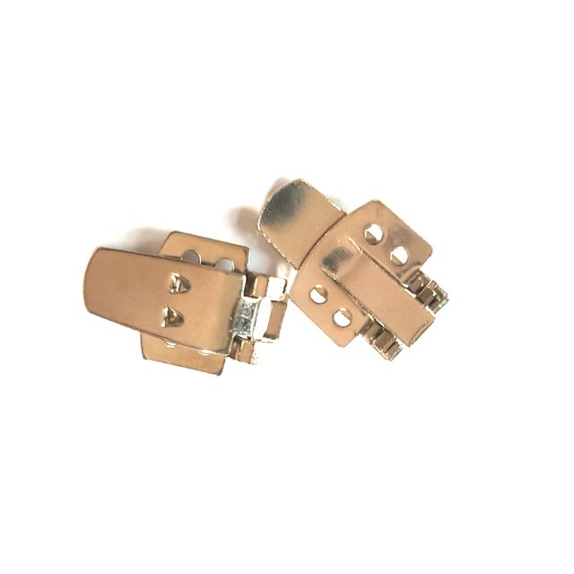 Shoe Clips Nickel Colour