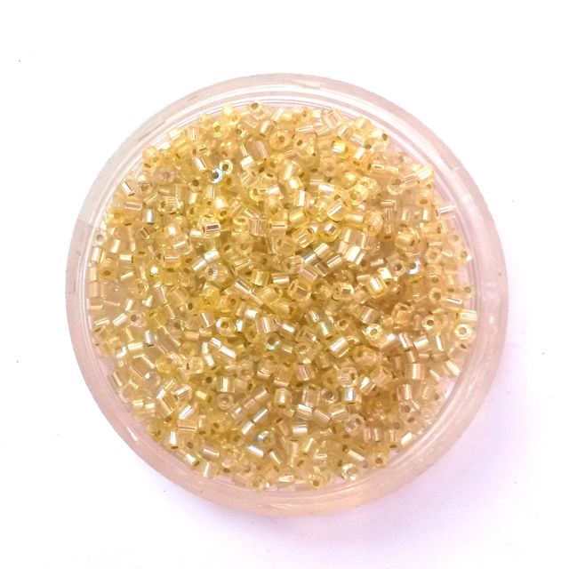 10 0 Jonquil SolGel AB Silverlined Two Cut Hex Czech Bead
