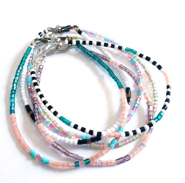 10 0 Peach Pearl Lustred Two Cut Hex Czech Seed Bead