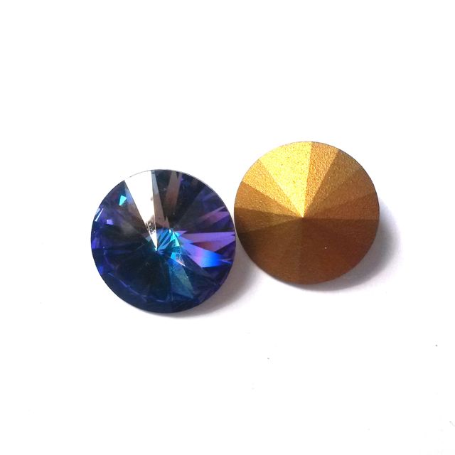 Swarovski Crystal Rivoli 16mm Bermuda Blue #1122
