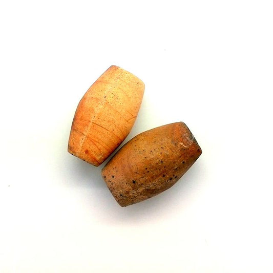 Ceramic Bead 1970s Oval  30x22mm