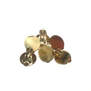 Earring Clip On Brass 18mm