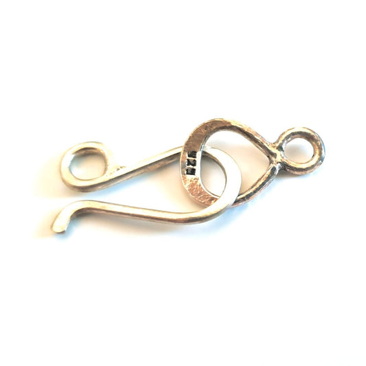 Sterling Silver Figure 8 Hook and Eye Clasp 35mm