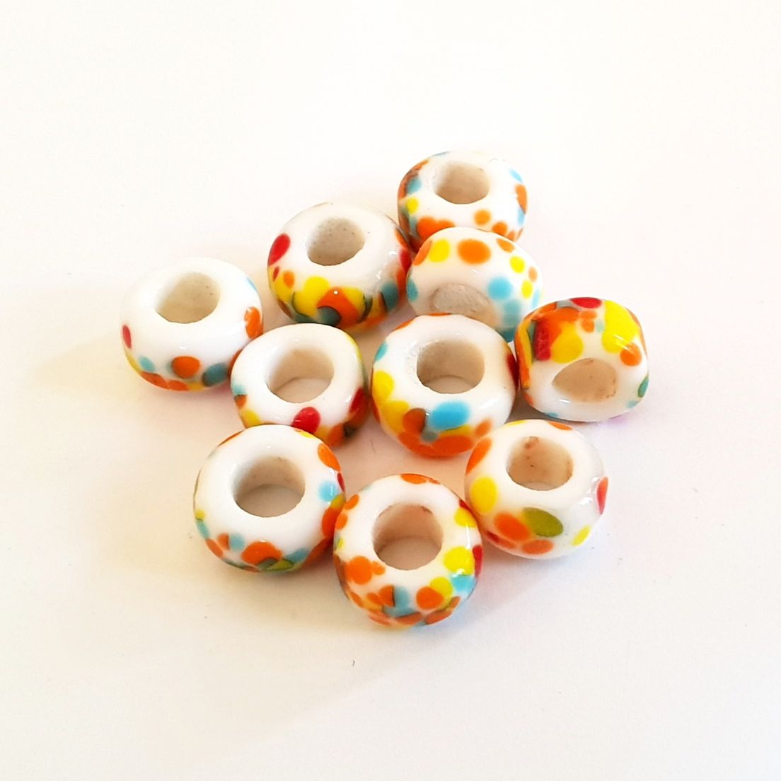Japanese Glass Pony Bead 11x6mm