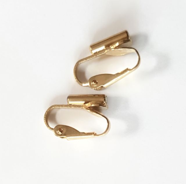 Clip On Earring Converter Gold plate