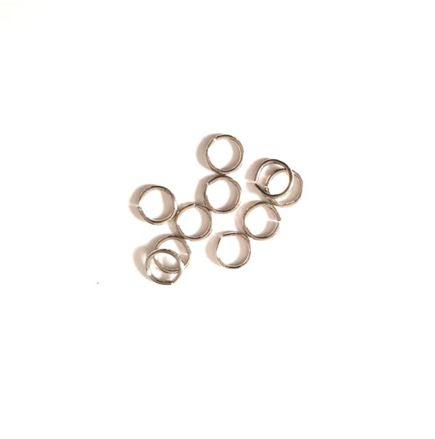 Jump Ring Round 5mm Silver Colour Thin - Pack of 25