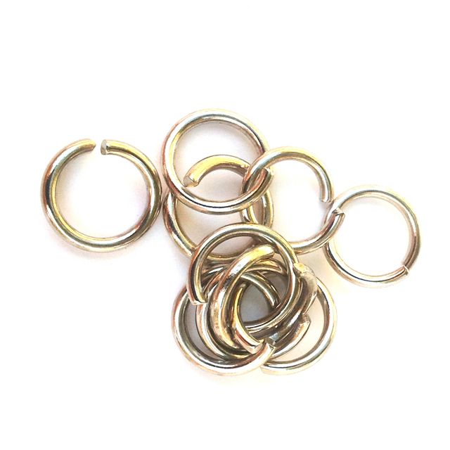 Jump Ring Round 13mm Nickel Thick