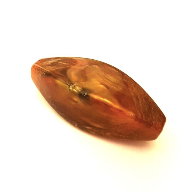 Lucite Bead Toffee Chunky Diamond 50x20mm