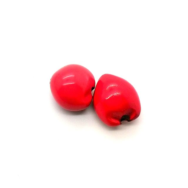 Kakui Nut Hawaiian Bead Hot Pink 20mm