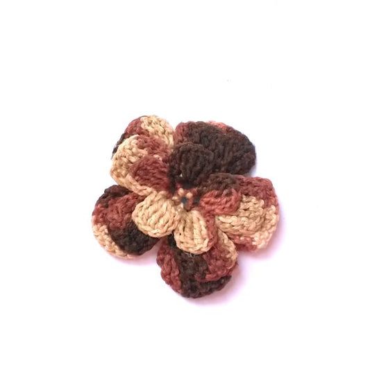 Crochet Daisy Brown 45mm