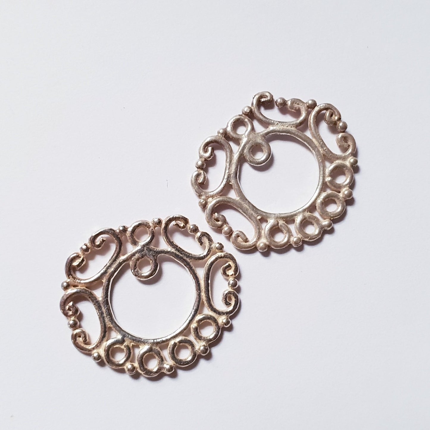 Earring Drop Sterling Silver 18mm