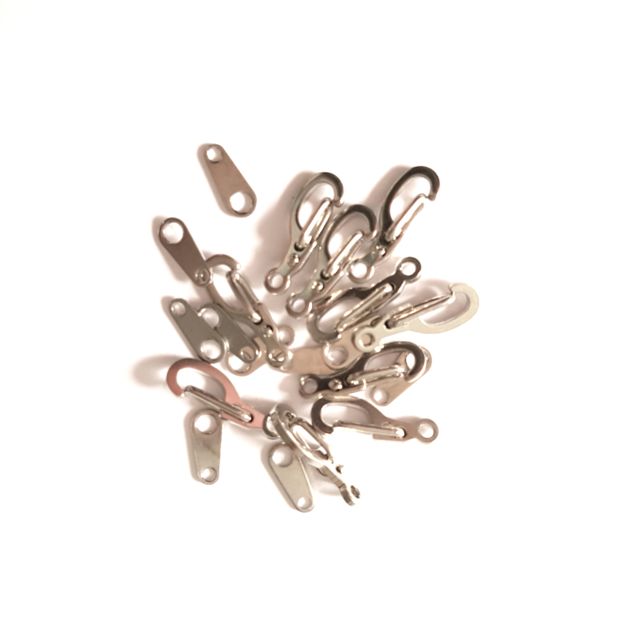 Jewellery Clasp Trigger and Tag Nickel Colour 14mm