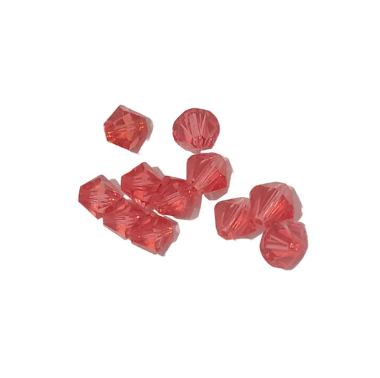Padparadscha bicone swarovski bead