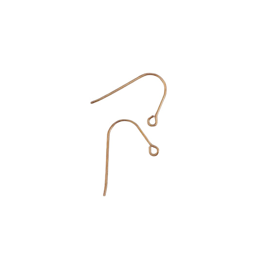 Ear Wires 9 kt Yellow Gold 20mm