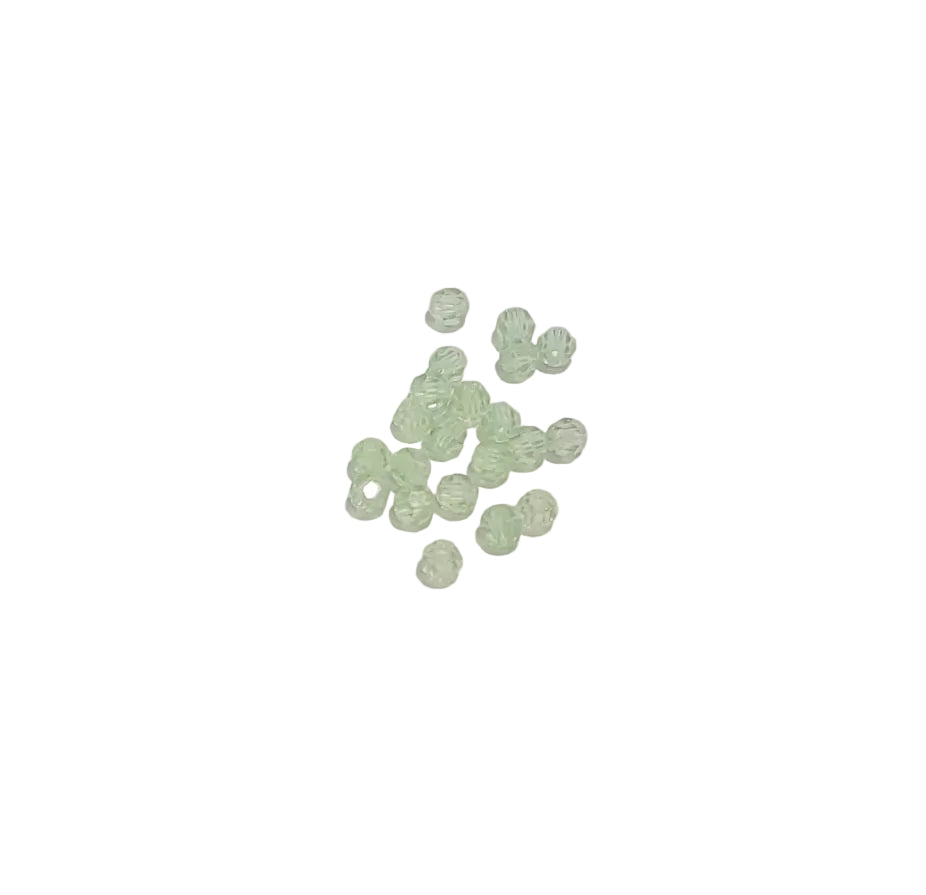 small 3mm round swarovski crystal beadsgreen light colour